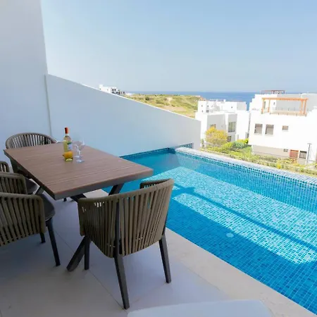 公寓 Mykonos Homes - Private Pool Terrace & Sea View 5 By Azur Prime